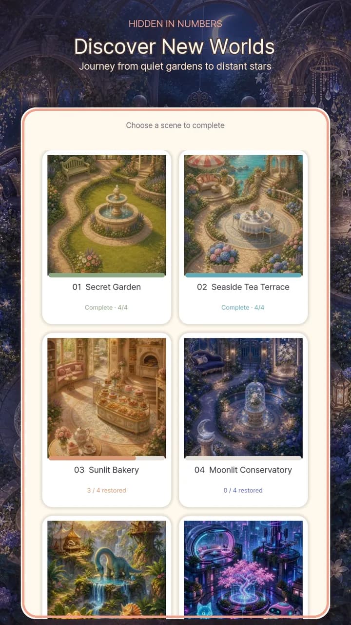 Hidden in Numbers 앱 화면 3